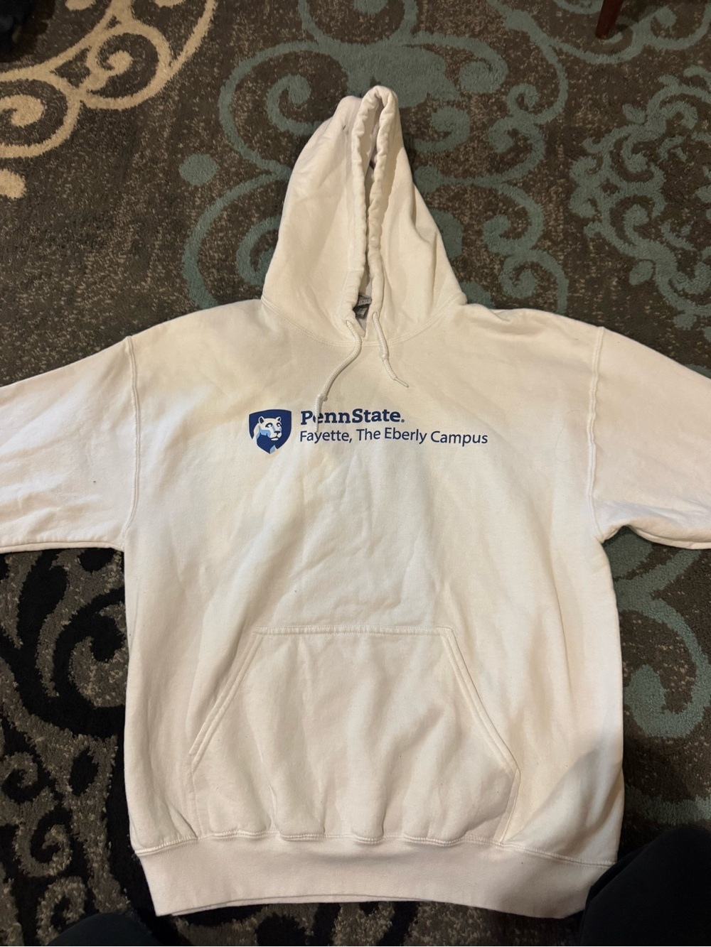 Penn State Fayette Eberly Campus White Hoodie